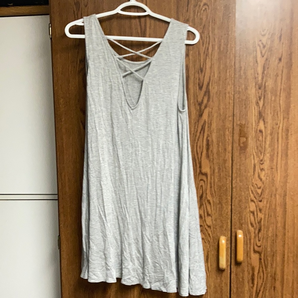 Emelta flowy grey dress